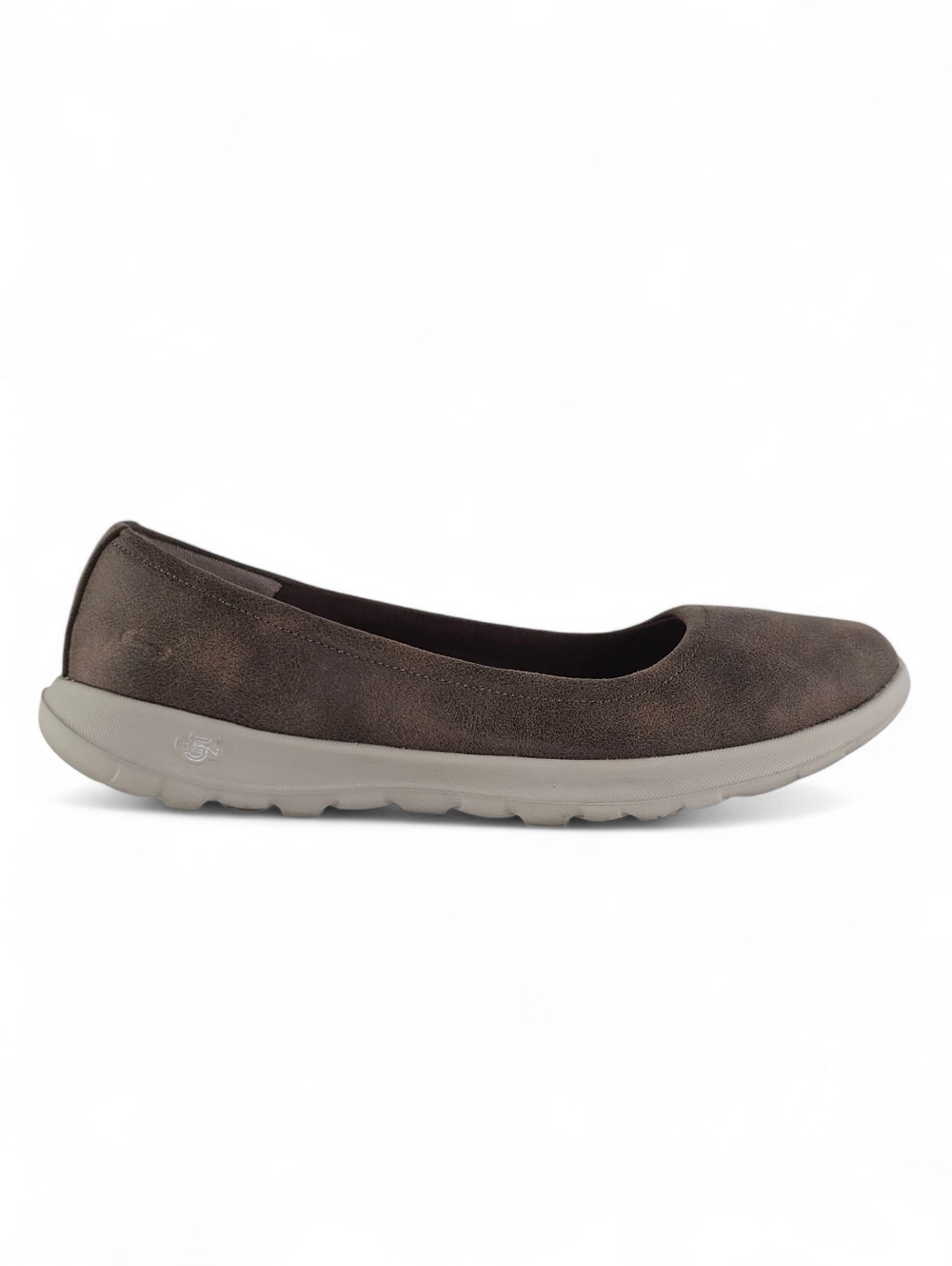 Skechers Women's On-The-Go Joy Bundle Up Goga Max Brown Slip On Flats 7